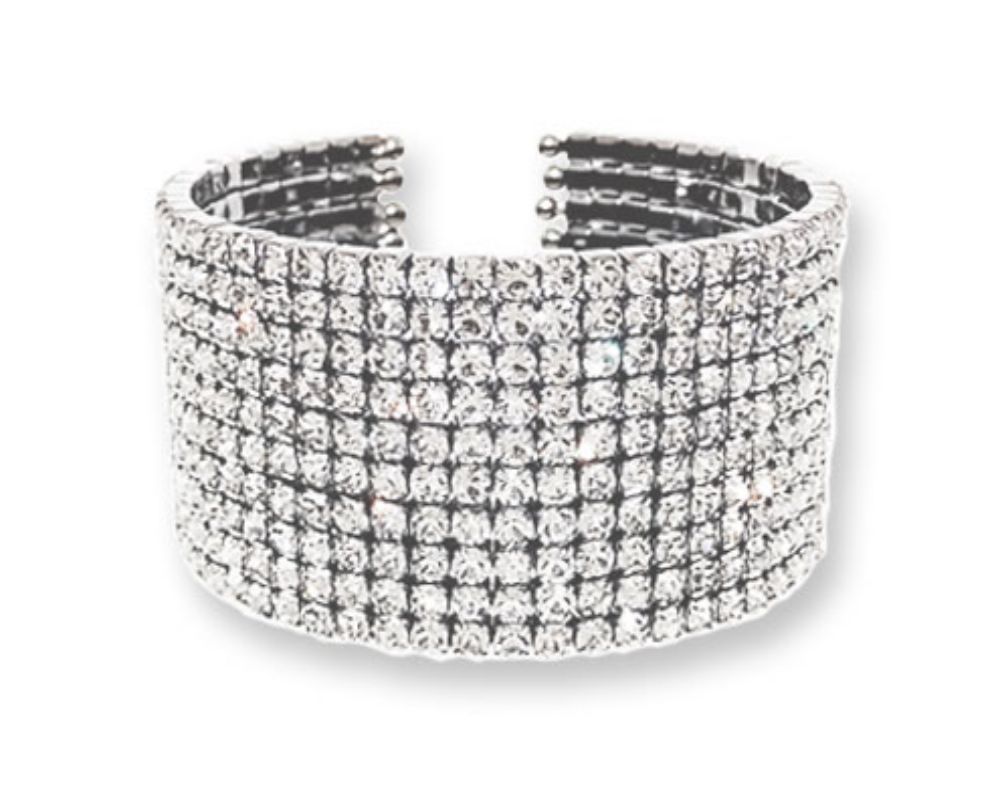 14K Ladies White Gold Clear Round Cut 3 Row Diamond Tennis Bracelet 7.20 Ct  | eBay